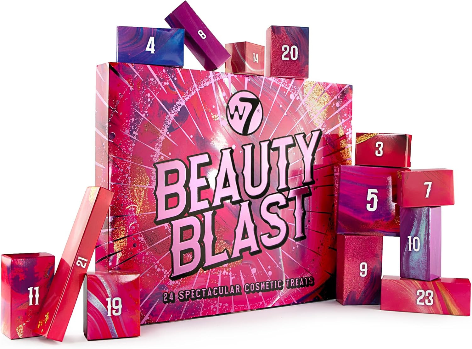 Calendrier de l'Avent 2025 Beauty Blast avec 24 maquillage et cosmétiques