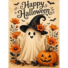 Diamond Painting Kit for Adults,5D Halloween Ghost Full Drill Diamond Art V...