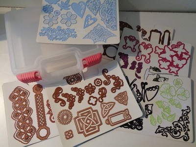 Artbin Aufbewahrungskoffer Box mit großem Stanzenpaket & Magnetfolien