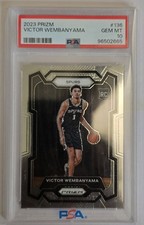 2023-24 Panini Prizm - Victor Wembanyama #136 (RC) PSA 10
