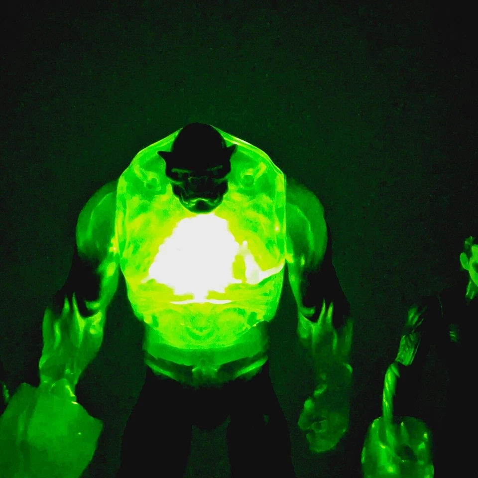 Lote de 3 figuras de acción Green Lantern cofre iluminado Kilowog Hal Jordan Tomar Re Foto 3 de 4