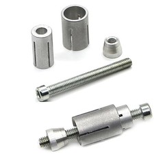 2 Pack Motorcycle Bar End Mounting Screw Set Universal 13mm-24mm Handlebar