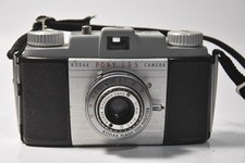 Kodak Pony 135 Film Camera 44mm 1:3.5 Lens Vintage Untested....