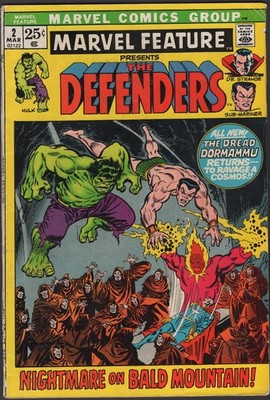 Marvel Feature #2 & 3 - 2nd & 3rd Appearances of the Defenders!