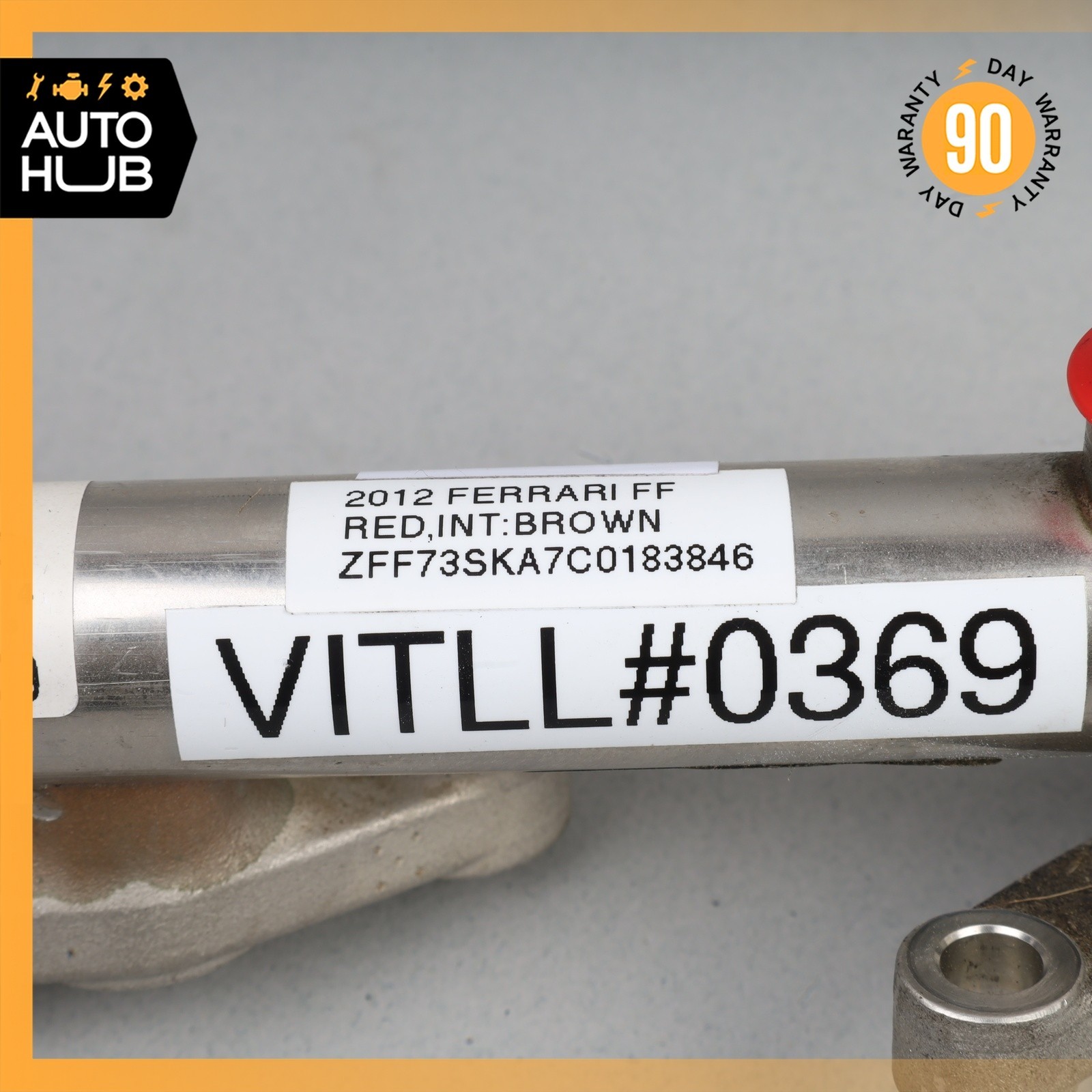 Ferrari FF F151 F12 Berlinetta Fuel Gas Injector Rear Rail Line 255639 OEM 40k