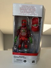 Star Wars Black Series Holiday Edition Scout Trooper 6  Action Figure 2021