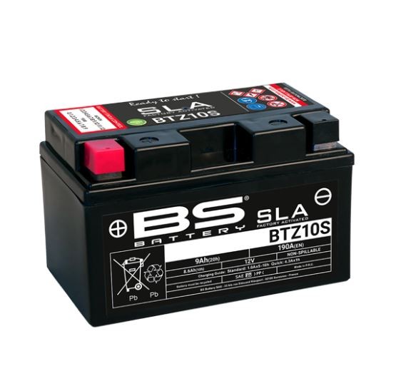 FITS YAMAHA Raptor YFM 350R 2005 - 2013 BTZ10S SLA Factory Filled BS Battery