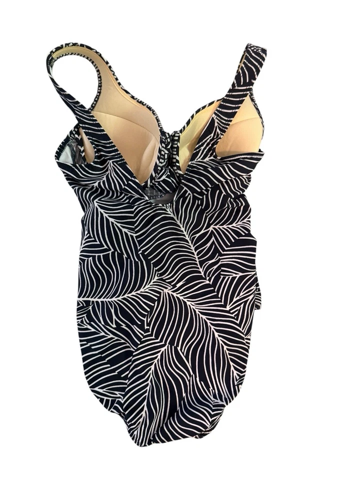 Traje de baño Miraclesuit Sierra Lush Lanai talla 8 una pieza con aros medianoche Foto 2 de 4