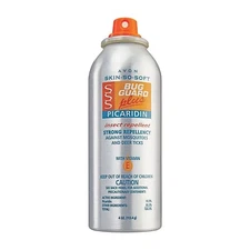Avon SSS Bug Guard Plus Picaridin Aerosol Spray 4 Oz.