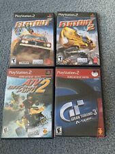 PlayStation 2 Lot 4 Games Flat out, FlatOut 2, ATV 2 Off-road Fury, Gran Turismo