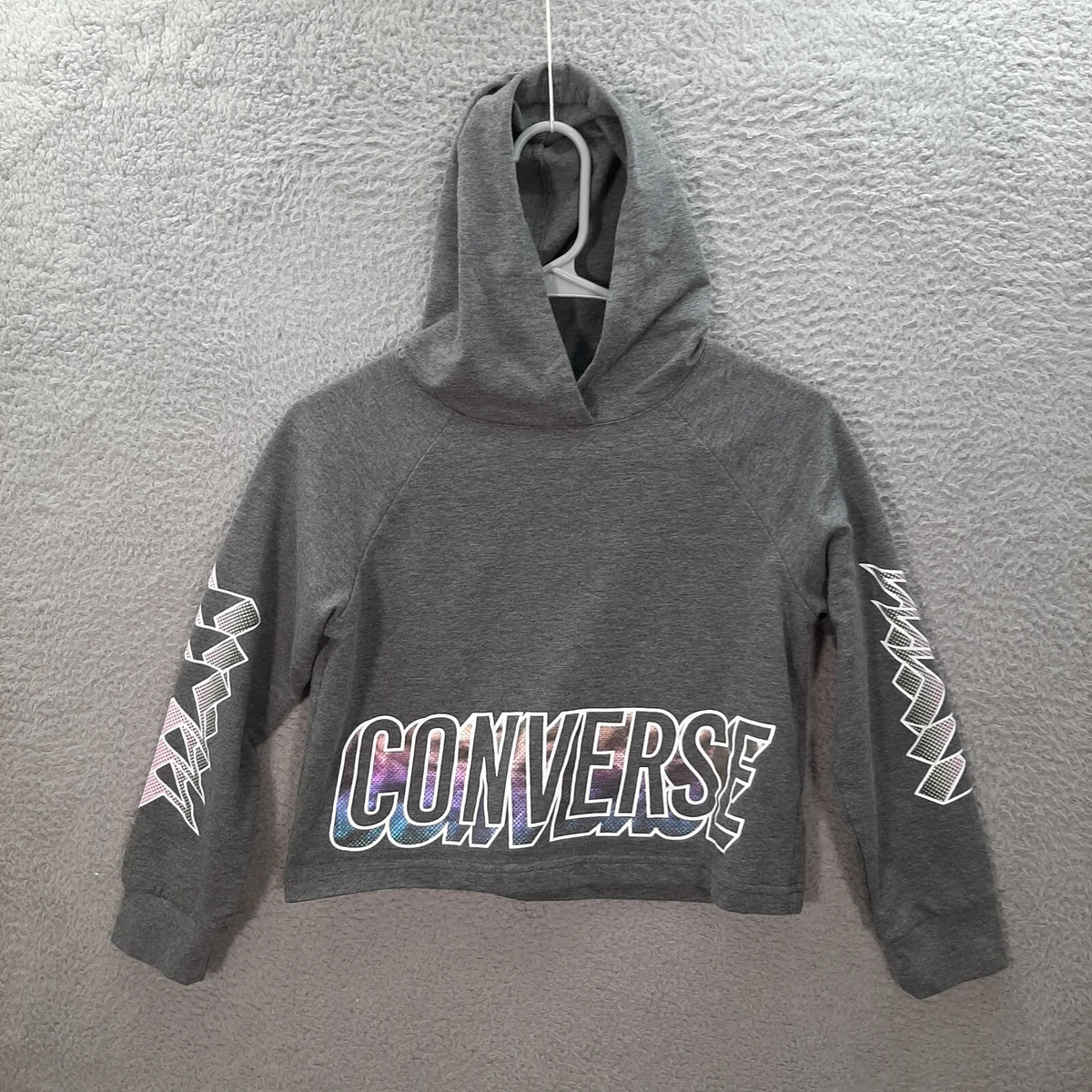 Converse crop top hoodie hot sale