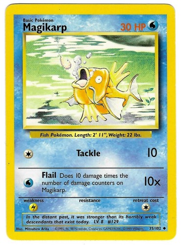 Magikarp 012/128 e series 1st Ed e1 Expedition Base Set Japanese
