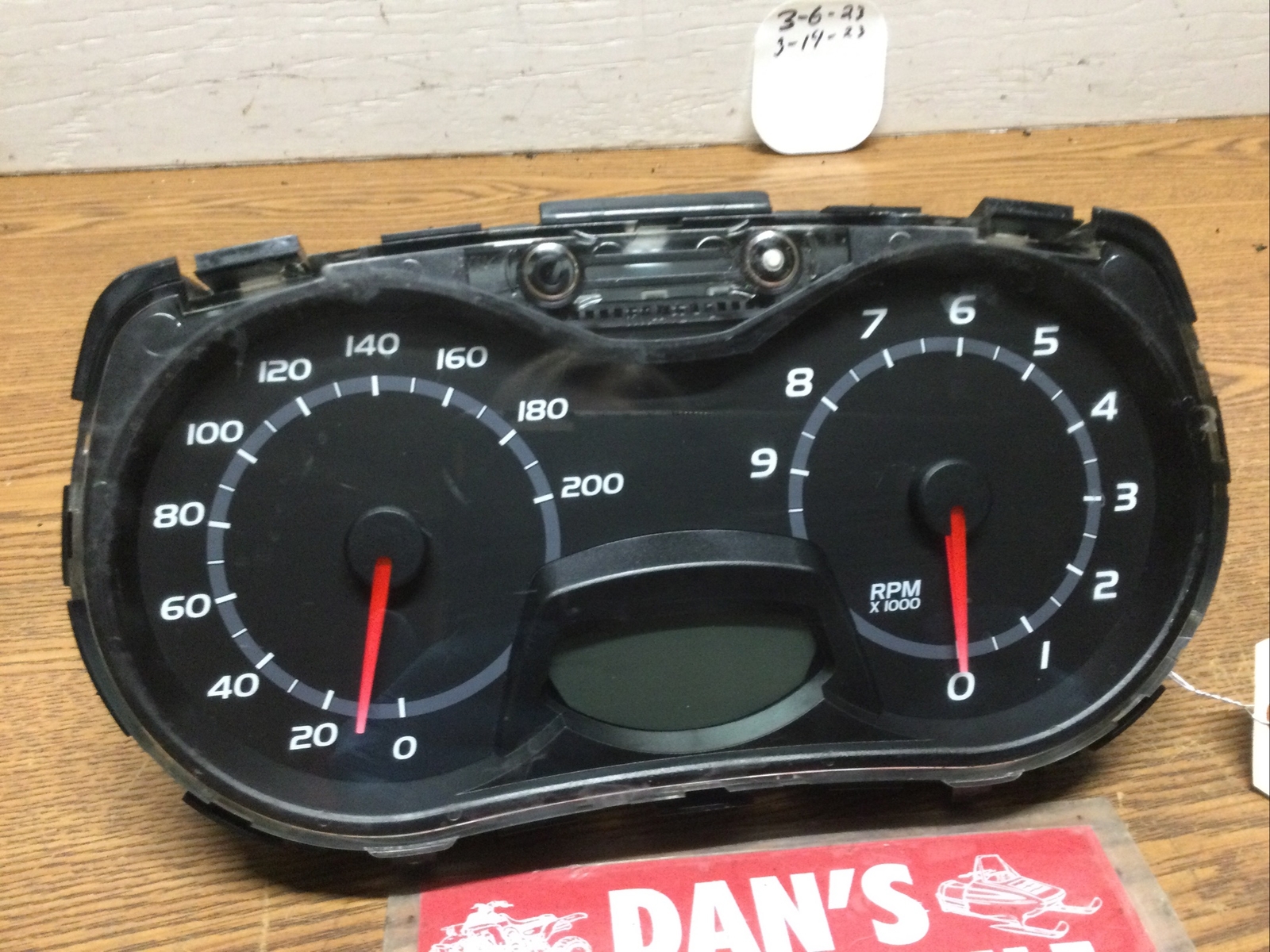 Guage Speedometer & Odometer 512060412 Skidoo 2009 Summit 800 R