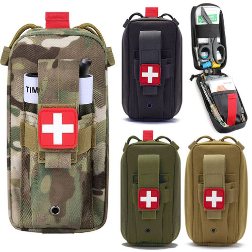 Tactical Molle Medical Kit Pouch Emergency Survival Gear Bag First Aid Kit Pouch
