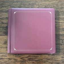 Scrapbook Photo Album Junk Journal Creative Memories Burgandy Gift 12 x 12