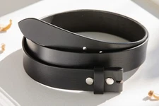 Handmade Men's Belt Strap Genuine Full Grain Leather Heavy Duty Without Buckle