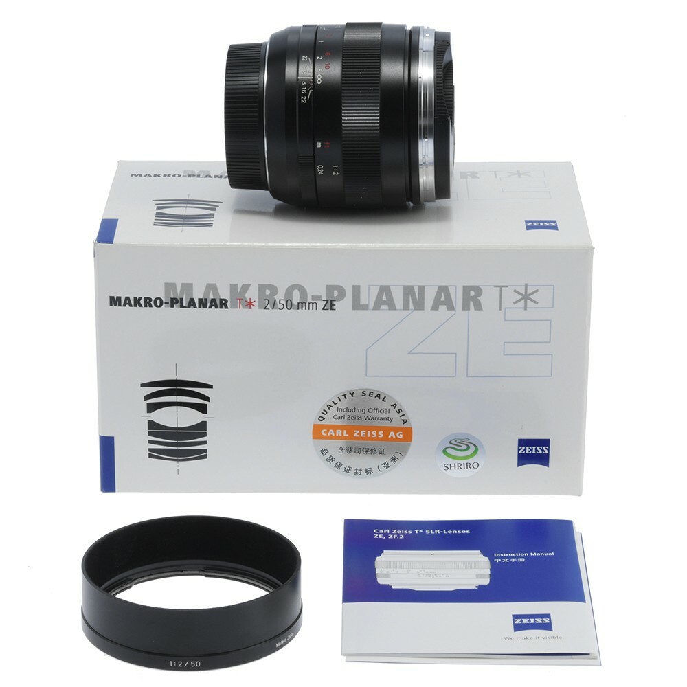 CARL ZEISS MAKRO PLANAR T* 50mm F2 ZE LENS CANON EF MOUNT | eBay CARL ZEISS MAKRO PLANAR T* 50mm F2 ZE LENS CANON EF MOUNT | eBay