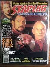 Starlog 1996 Dec #233 Patrick Stewart Jonathan Frakes Tim Burton Chris Carter