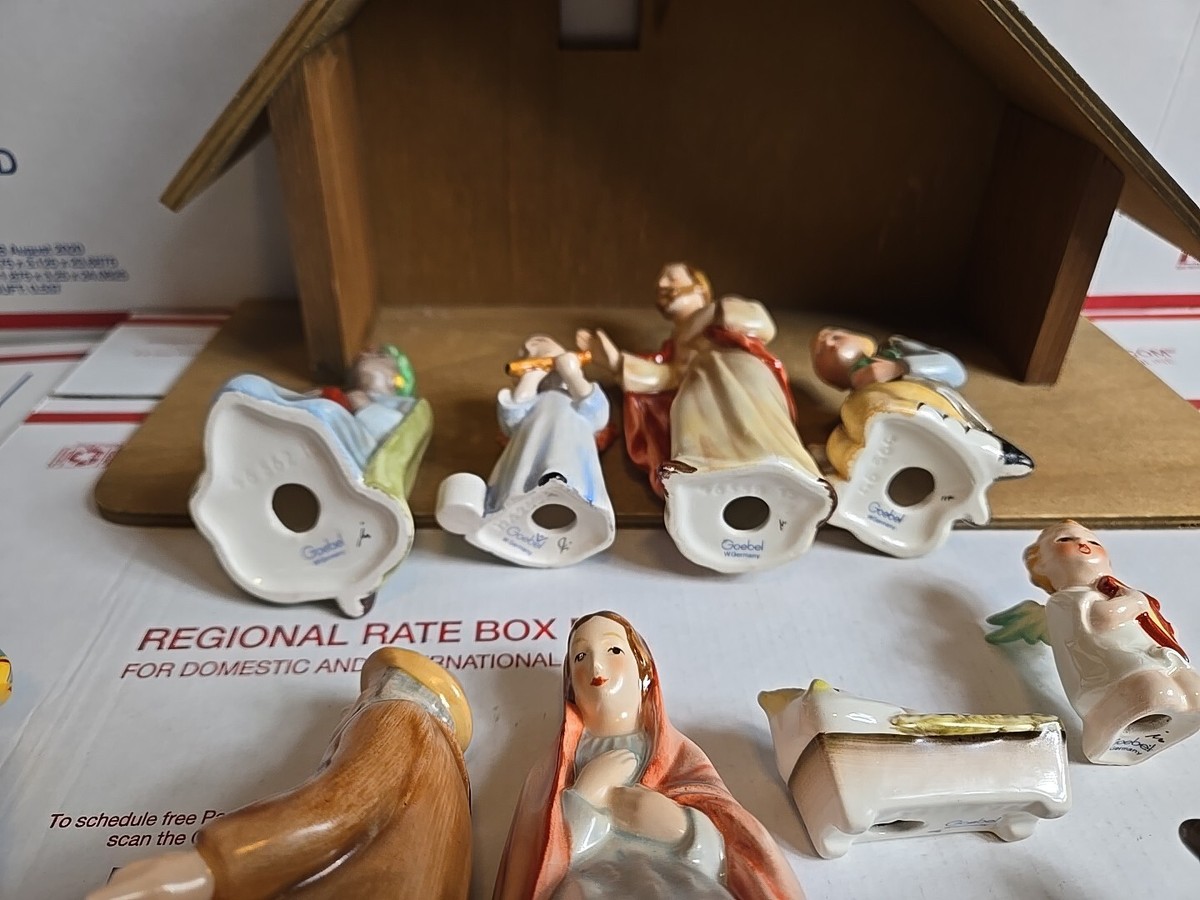 【GOEBEL】ゴエベル　天使 陶器置物12体セット Goebel Nativity Set 12 Figurines West Germany | eBay