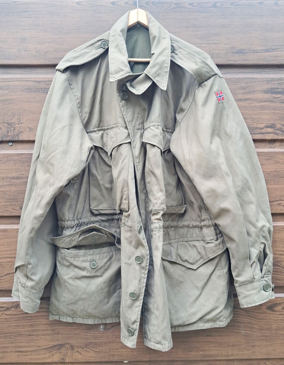 Rare Vintage Norway ARMY MILITARY FIELD COAT JACKET M43 Rare Vintage Norway ARMY MILITARY FIELD COAT JACKET M43
