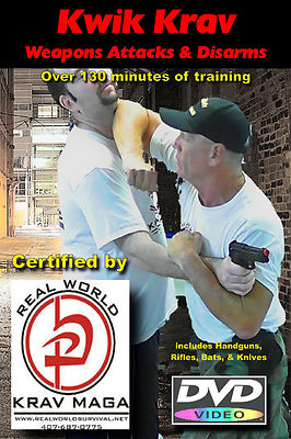 Weapons Attacks & Knife Disarms, Krav Maga Self Defense 3 DVD Set