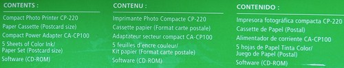 Canon CP220 Compact Photo Printer Direct Print Dye Sublimation Missing CD ROM - Picture 6 of 10