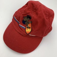 Old Navy Surfing Toddler Red Ball Cap Hat Adjustable Baseball