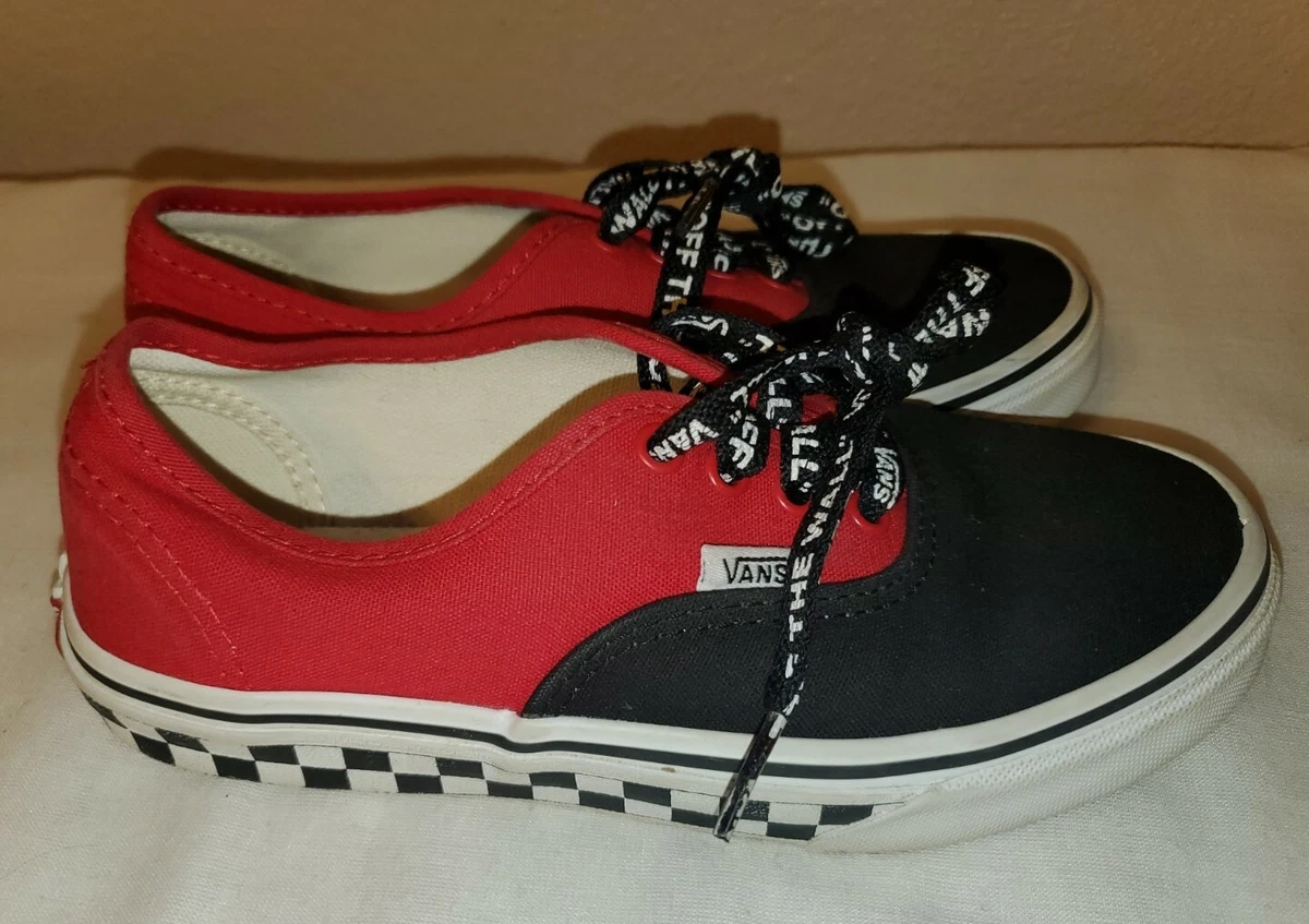 VANS Classic Checkered Sole Shoes Size 2.5 eBay