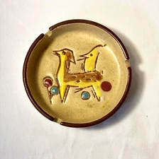 Mid century ashtray Animal Korea Dog bird