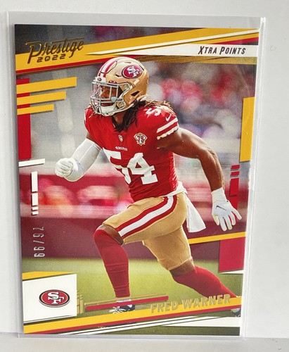 FRED WARNER 2021 PANINI PRESTIGE GOLD 76 /99!!! San Francisco 49ers - 第 1/4 張圖片