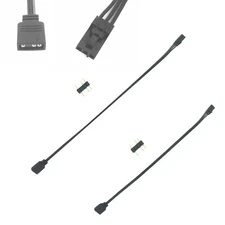 25/50cm 5V Connector Cable with 3-Pin Adapter For Corsair RGB to Standard ARGB