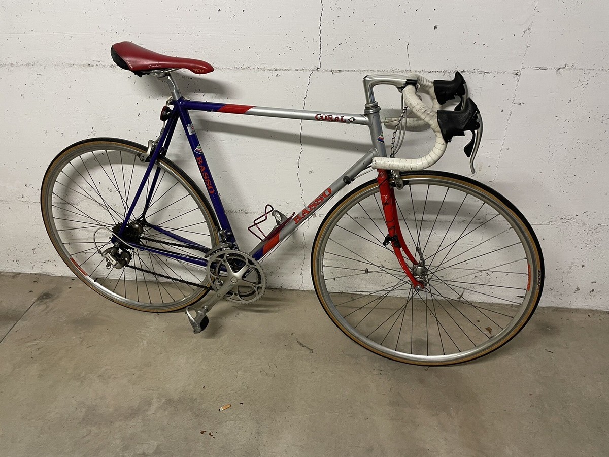 BICI BICICLETTA CORSA BASSO TELAIO COLUMBUS CROMOR 52X52 CAMBIO CAMPAGNOLO