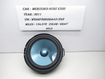 Mercedes-Benz W212 Rear Left Door Speaker Logic 7 OEM A2128200102 
