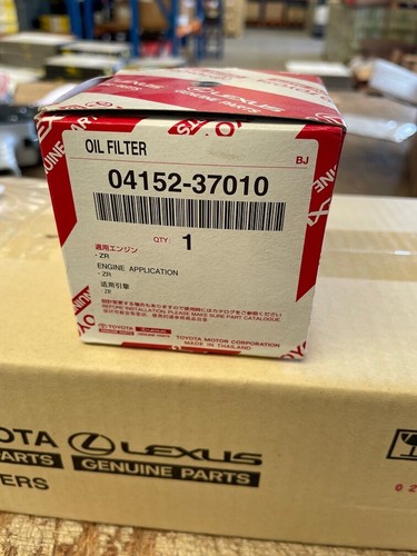 10 x Genuine Toyota Oil Filters 04152-37010 for Prius ZVW30 (2ZRFXE) 04/2009~On - Picture 3 of 3