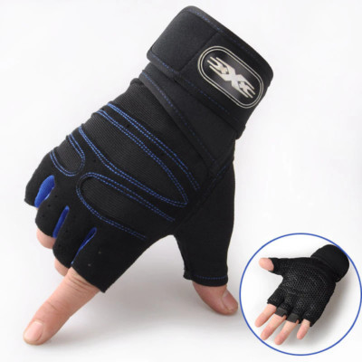 Handschuhe Herren Damen Fitness Training Gym Halbfinger Rutschfest M-XL