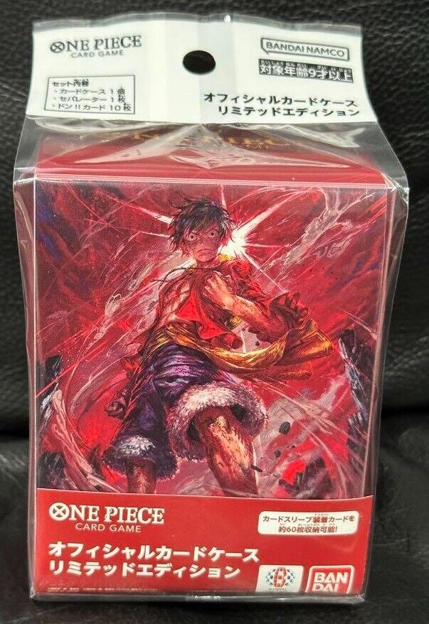 One Piece Official Card Case Limited Edition Monkey D Luffy One Piece Official Card Case Limited Edition Monkey D Luffy