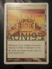 mtg magic 8th e edition city of brass edition ENGLISH cité d'arrain