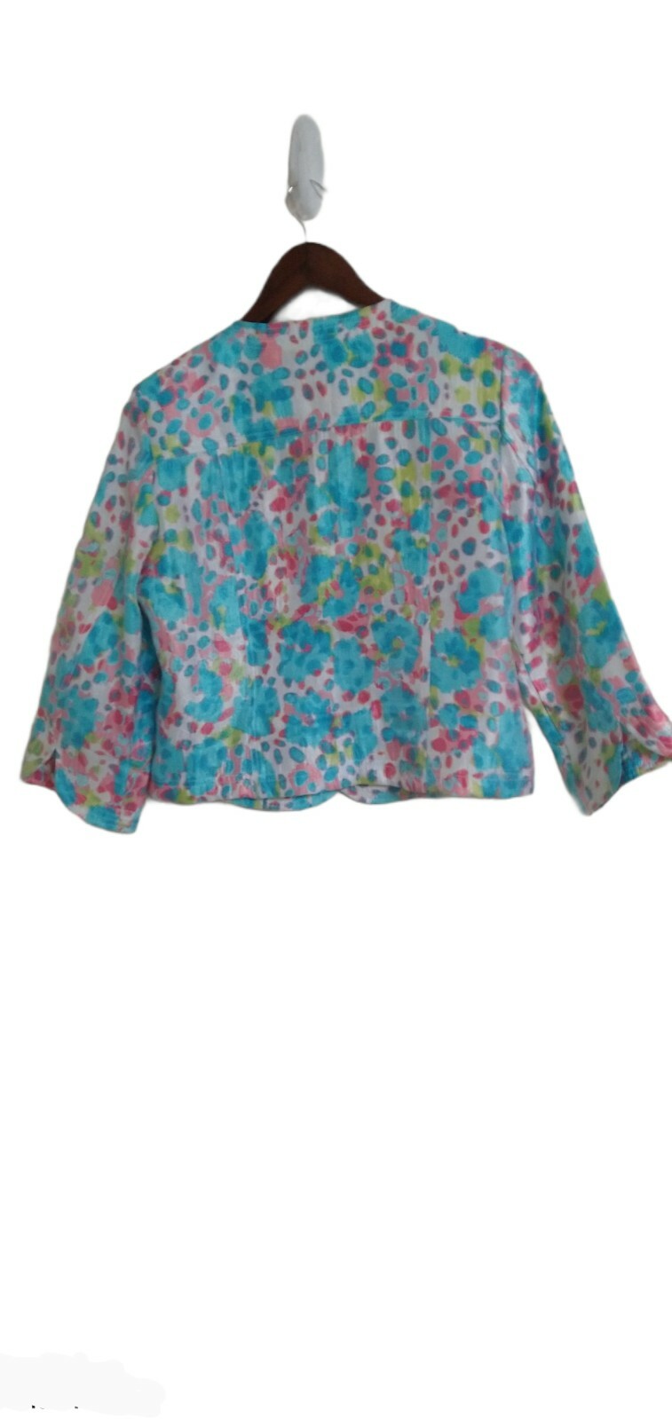 Ruby Rd. Pastel Print Shell Sz. 6P - image 2