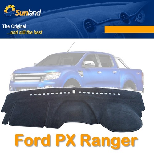 Charcoal (GREY) SUNLAND DASHMAT Suits Ford PX Ranger 2011-15 DASHBOARD Protectio - Picture 7 of 7