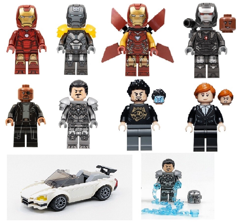 New Lego minifgures set 76216 Iron Man Armory