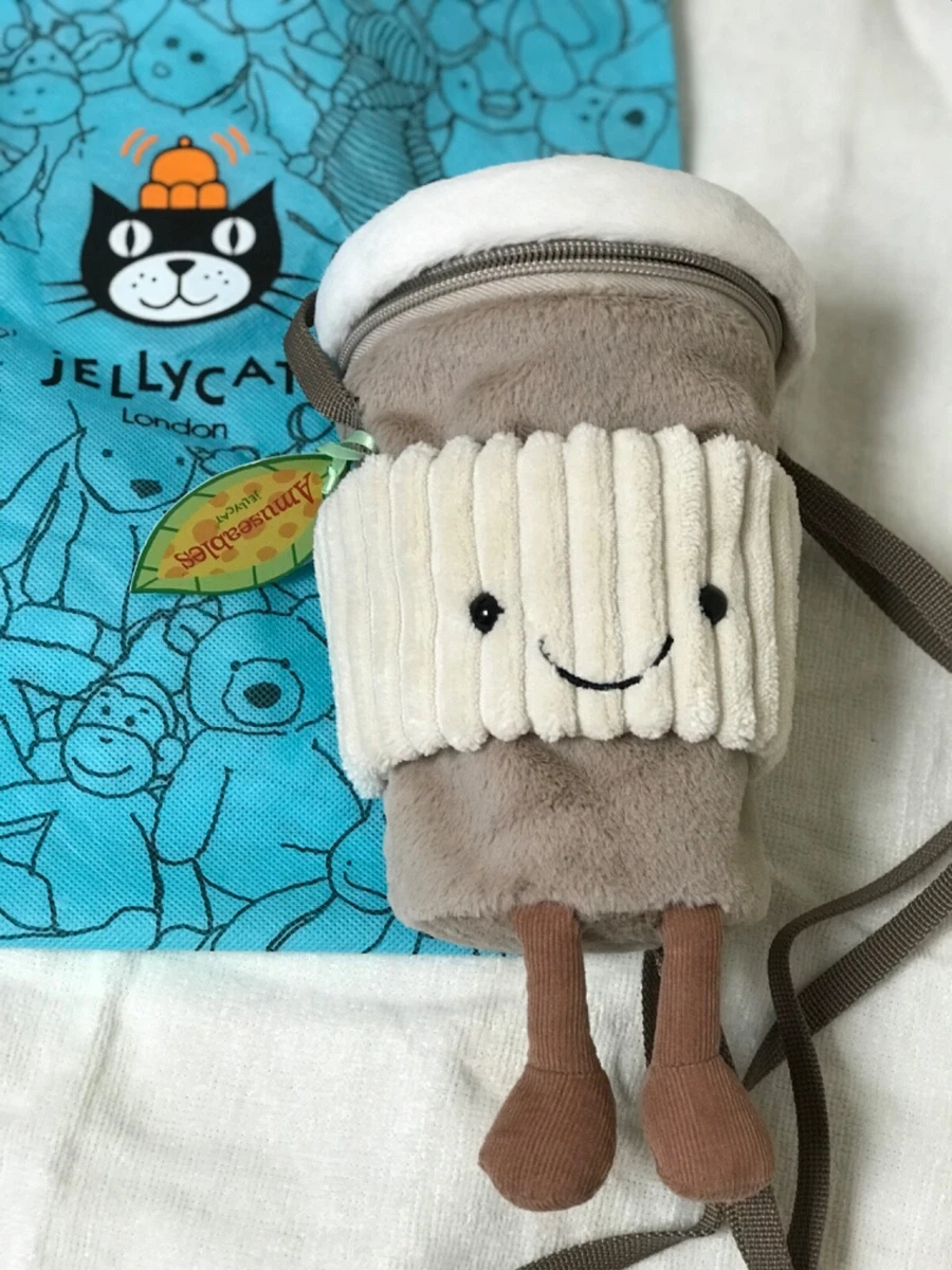 Jellycat coffee online to go bag