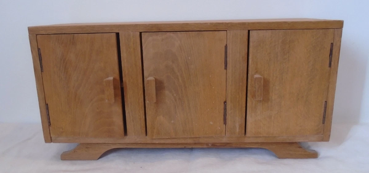 Meuble Miniature Ancien Pour Poupée – Charme Rétro Et Patine D'époque