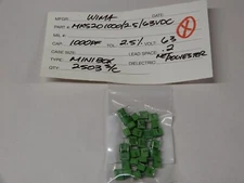 WIMA MKS2 1000pf 63V 2.5% High Precision NOS Capacitors Qty 30 German