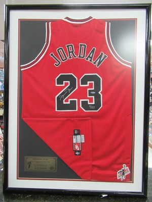 authentic signed michael jordan jersey