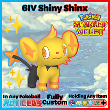 SHINX 🌟SHINY 6IV🌟 Pokemon SCARLET and VIOLET Shiny/Non-Shiny 31/31/31/31/31/31