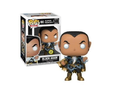 DC Heroes Funko POP! Black Adam #348 GITD Big Apple Collectibles Exclusive MINT | eBay