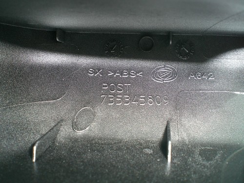 Cover Molding Roof Rack Bars Left Original for Fiat Panda 169 - Picture 3 of 5