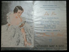 1935 Original Movie Poster LILY PONS I Dream Too Much STUNNING 22" x 17" (A)