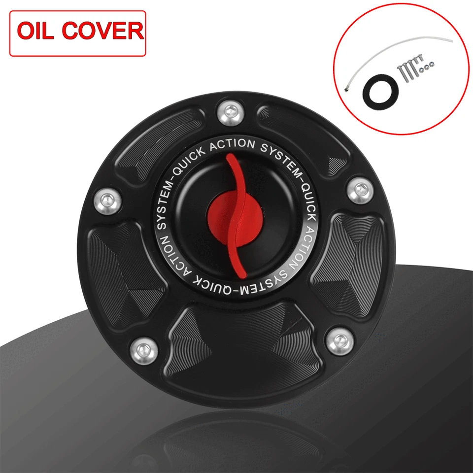 Cubierta de tapa de tanque de combustible CNC sin llave para Ducati MONSTER 1200 S R MONSTER 800 821 900 Foto 2 de 4