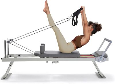 Folding Pilates Reformer All-in-One Pilates Machine for Gym